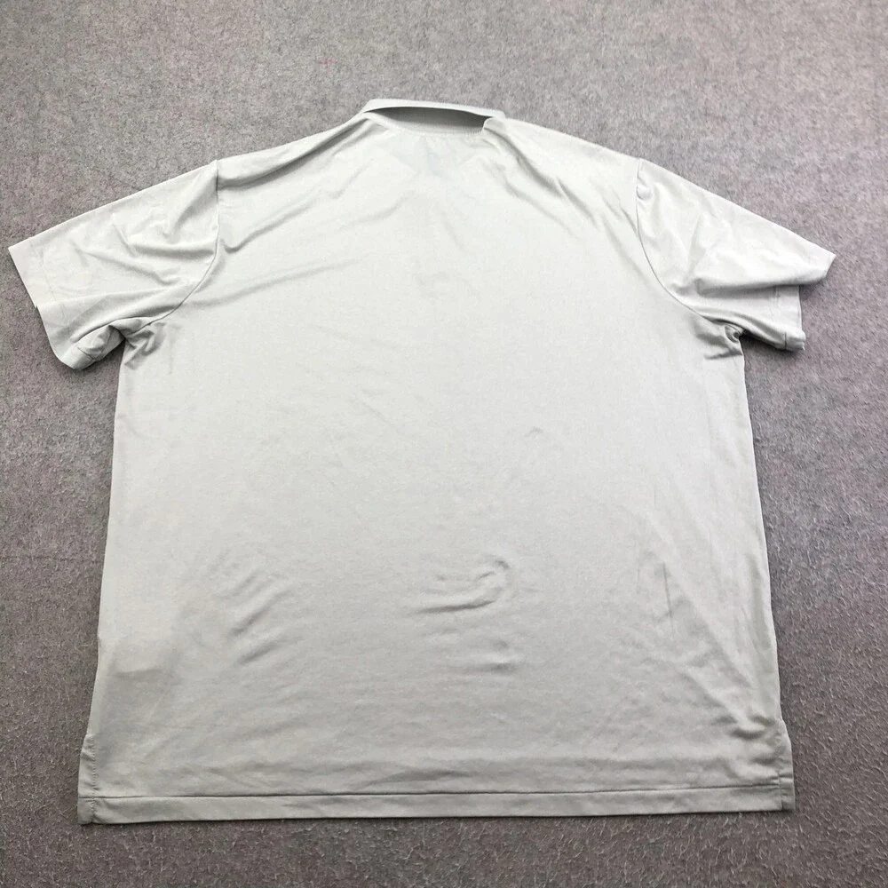 Polo Ralph Lauren Polo Shirt Mens 2XL Gray Solid Performance Golf Tagless Knit